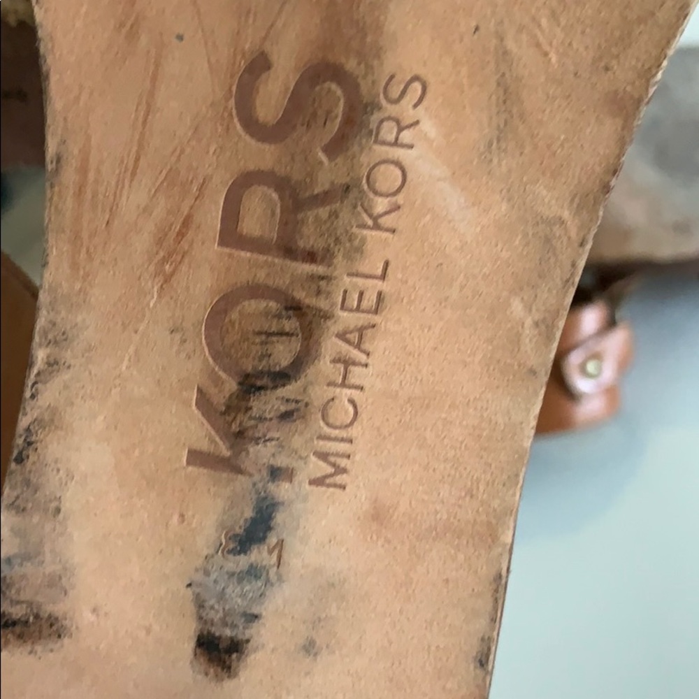 Michael Kors Leather Sandal 8m - Picture 10 of 11